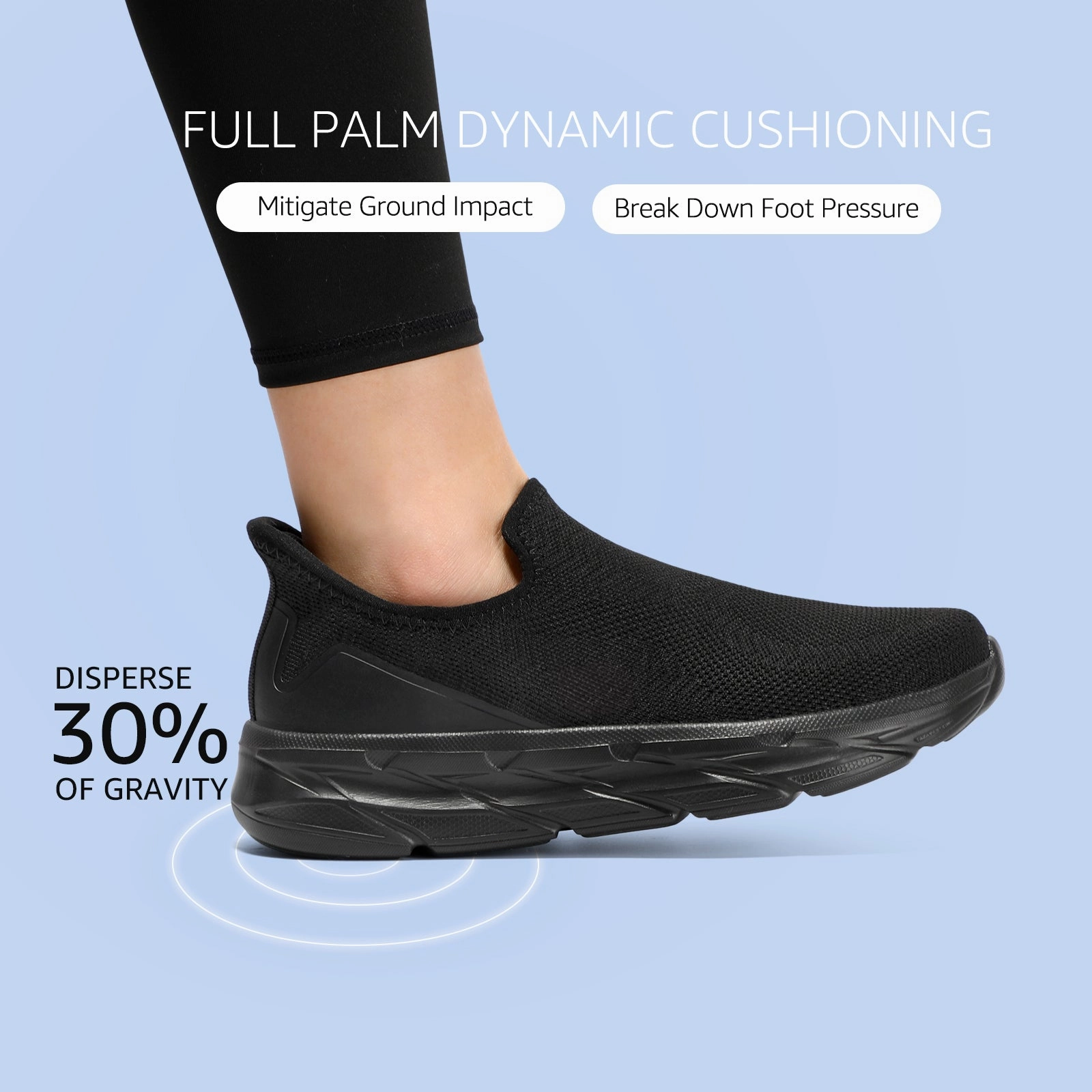 White Shoes Sneakers STQ Slip on Walking Shoes Womens Comfortable Tennis Breathable Athletic Gym Workout Slip on Sneakers for Plantar Fasciitis