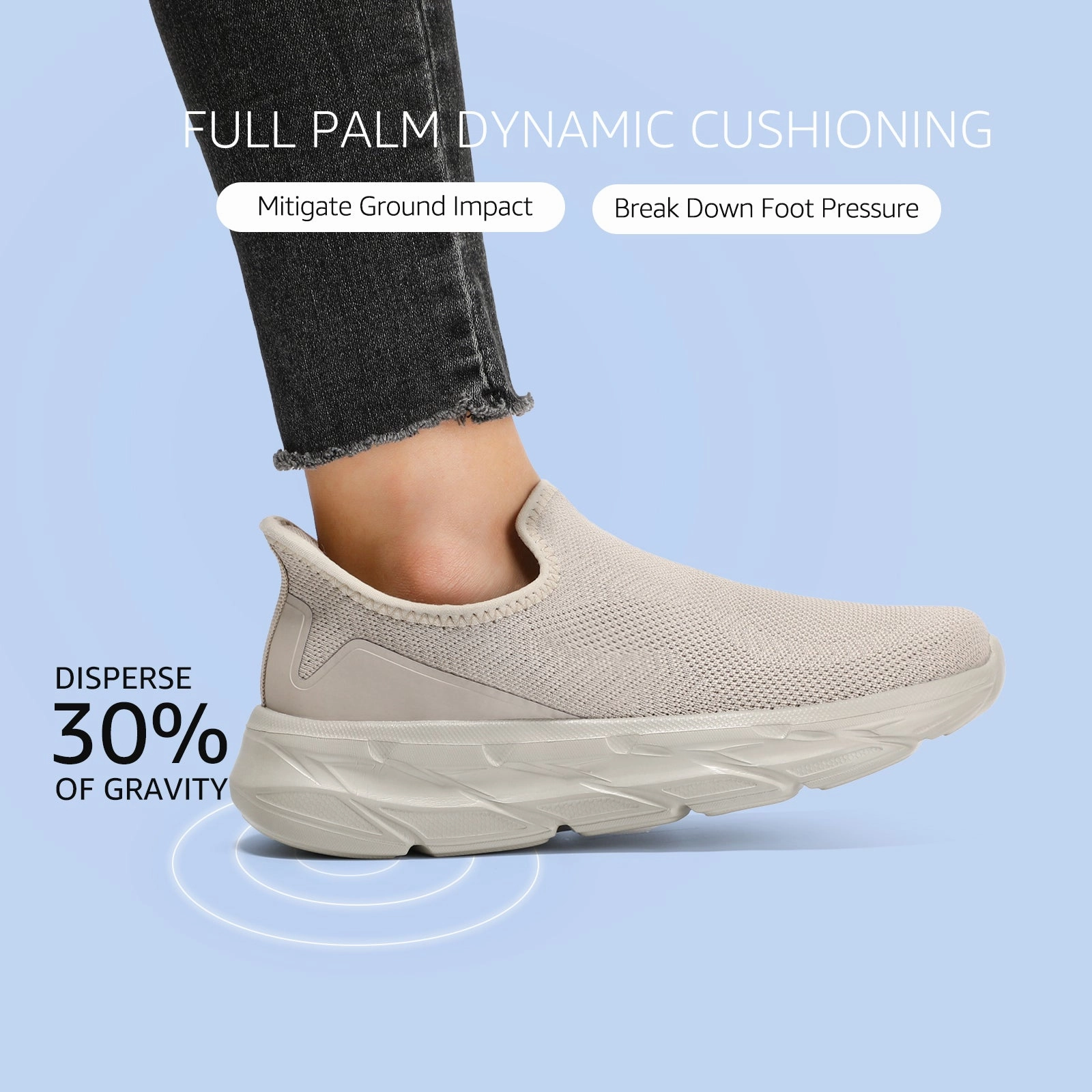 STQ Slip on Walking Shoes Womens Comfortable Tennis Breathable Athletic Gym Workout Slip on Sneakers for Plantar Fasciitis Temu Sneakers
