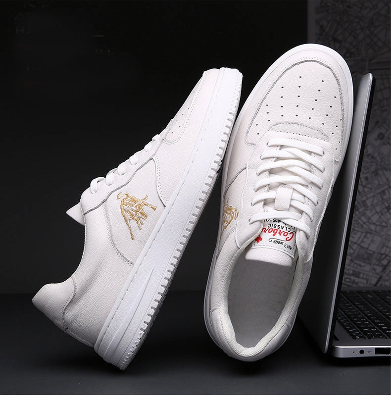Flat Slipper Shoes Men Casual Embroider Leisure Comfortable Flat Sneakers