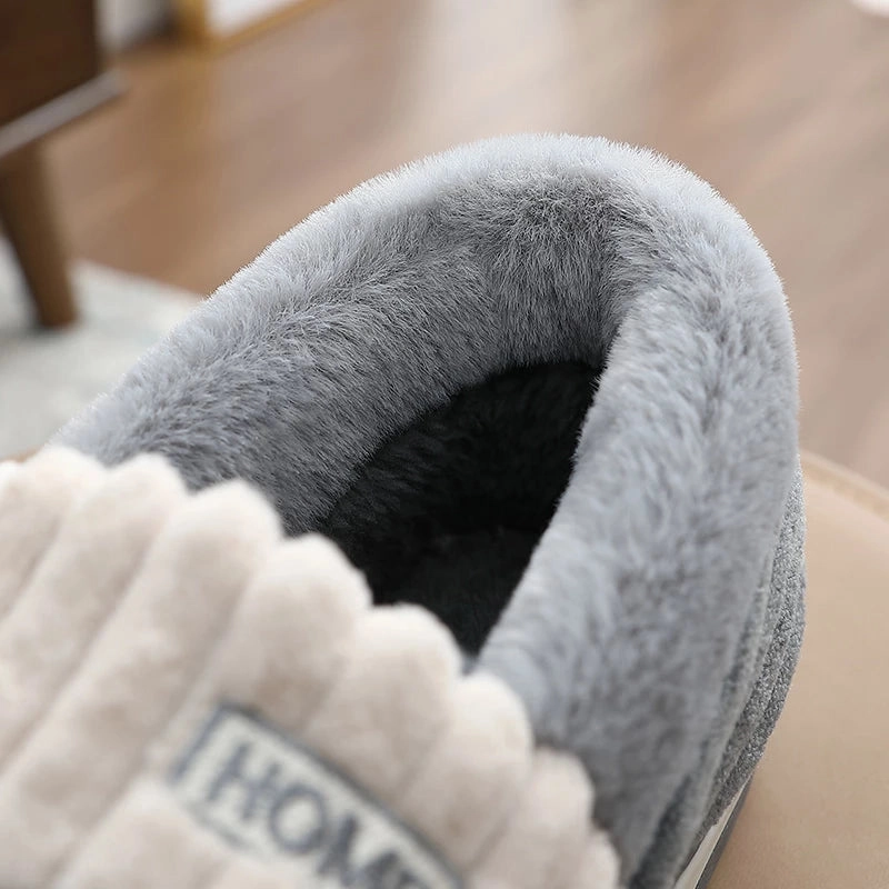 Slippers For Snow Groovywish Men Back Wrap Slippers Washable Winter Shoes