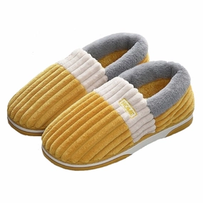 Safety Slippers Groovywish Men Back Wrap Slippers Washable Winter Shoes