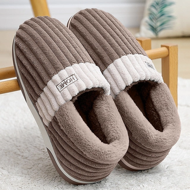Easy Knit Slippers Pattern Groovywish Men Back Wrap Slippers Washable Winter Shoes