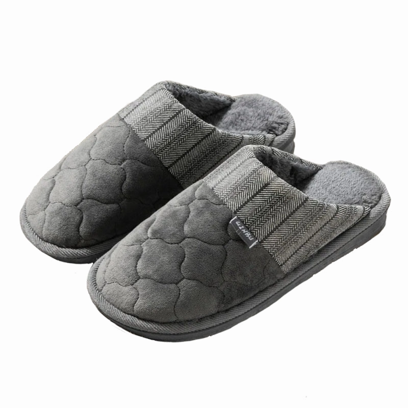 Different Styles Of Slippers Groovywish Men Velvet Winter Slippers Nonskid Indoor Shoes