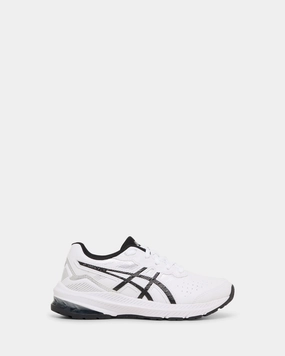 Underpronation Shoes Asics Gt-1000 Sl 2 Grade School White/Black/Black