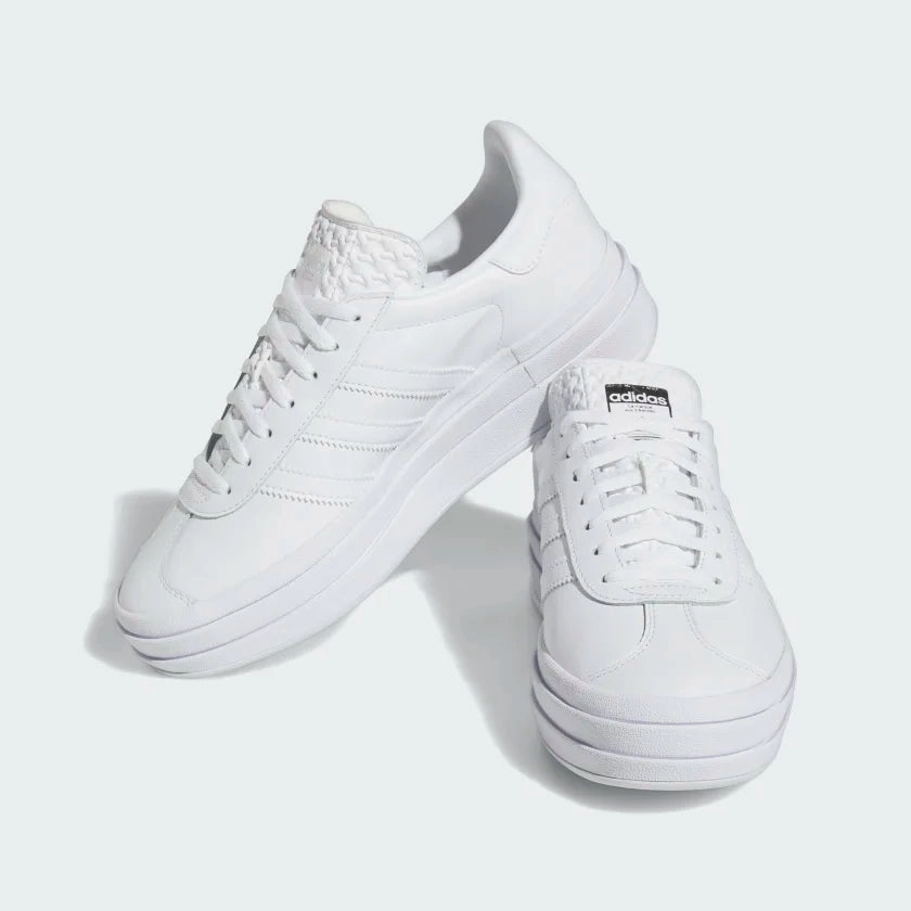 Adidas - Women Gazelle Bold White Leather IE5130 Best Adidas Walking Shoes