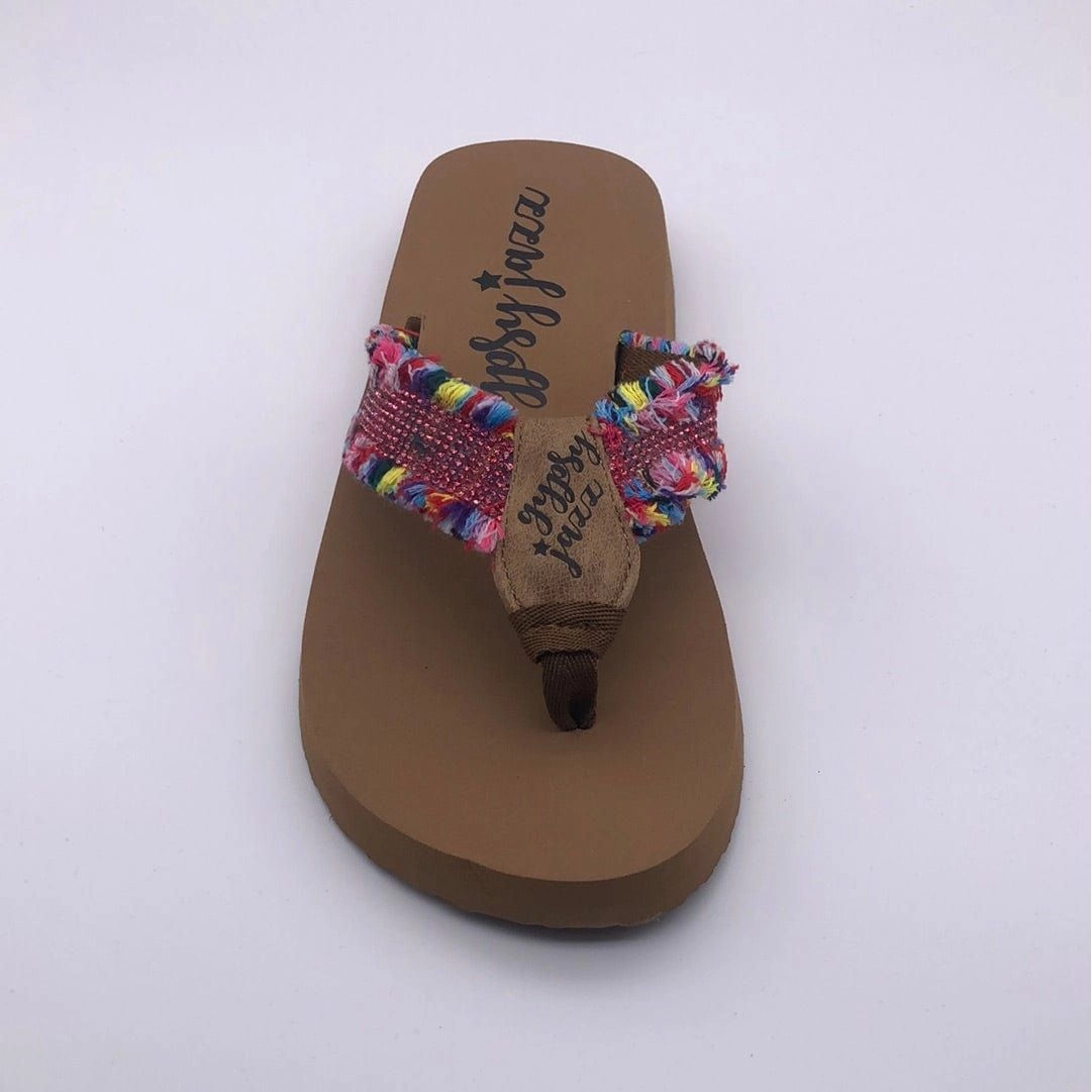 Gypsy jazz cha ching flip flops-pink multi Truth Table For D Flip Flop