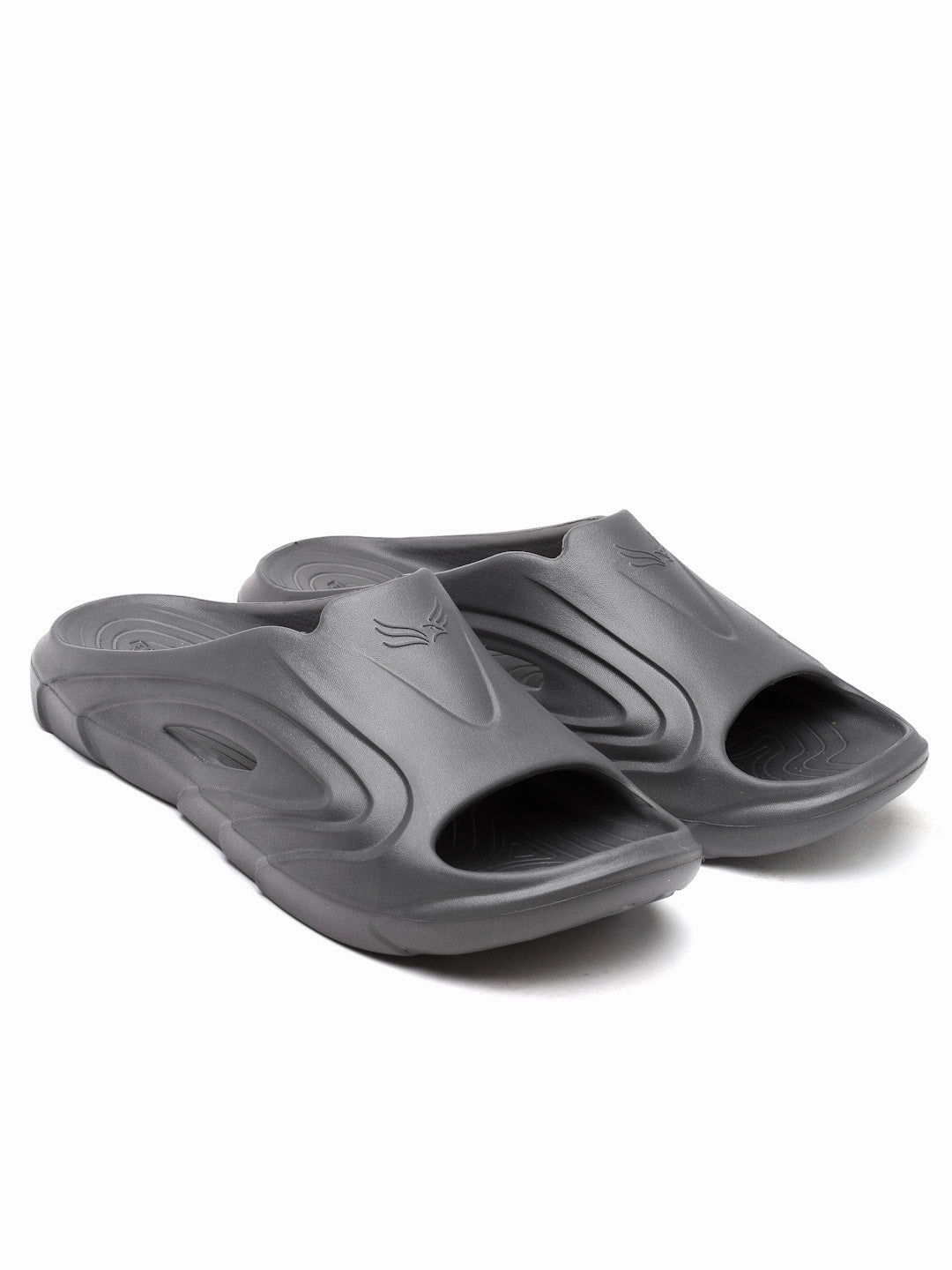 Plastic Slides Bersache Extra Soft Classic Casual with  Regular wear with Ultra Soft & Flexibility Technology Clog's for Men's & Boy's (6117-Dark Grey)