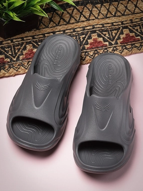 Flamingo Slippers Bersache Extra Soft Classic Casual with  Regular wear with Ultra Soft & Flexibility Technology Clog's for Men's & Boy's (6117-Dark Grey)