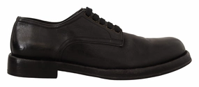 Loafers Sports Bar Dolce & Gabbana Black Leather Formal Lace Up Shoes