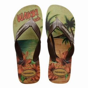 HAVAIANAS SURF - SAND GREY/DARK BROWN/BEIGE Bunny In Slippers