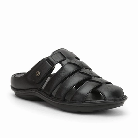 Healers Formal Sandal For Men (Black) ER-54 By Liberty Daiso House Slippers