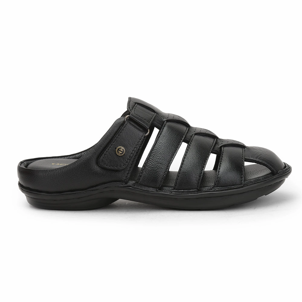 Healers Formal Sandal For Men (Black) ER-54 By Liberty Tasman Sand Slippers