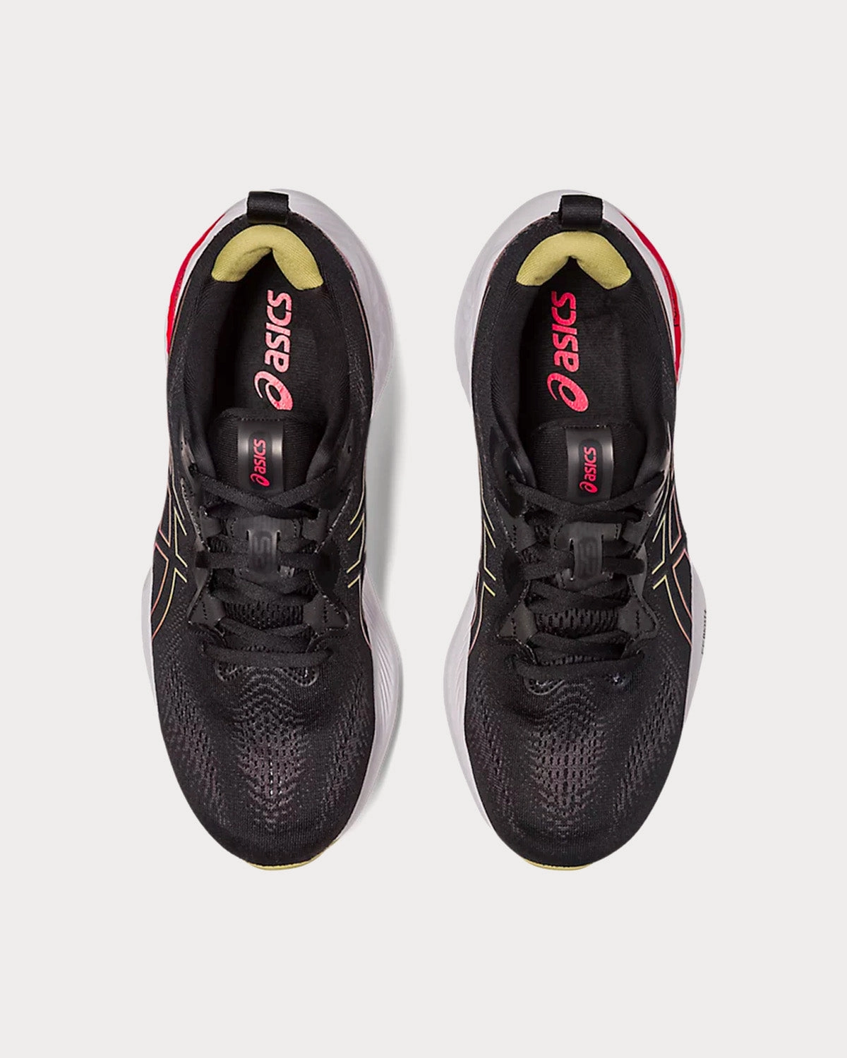 Asics Shoes Benefits Gel-Cumulus 25 Black / Electric Red Running Shoes