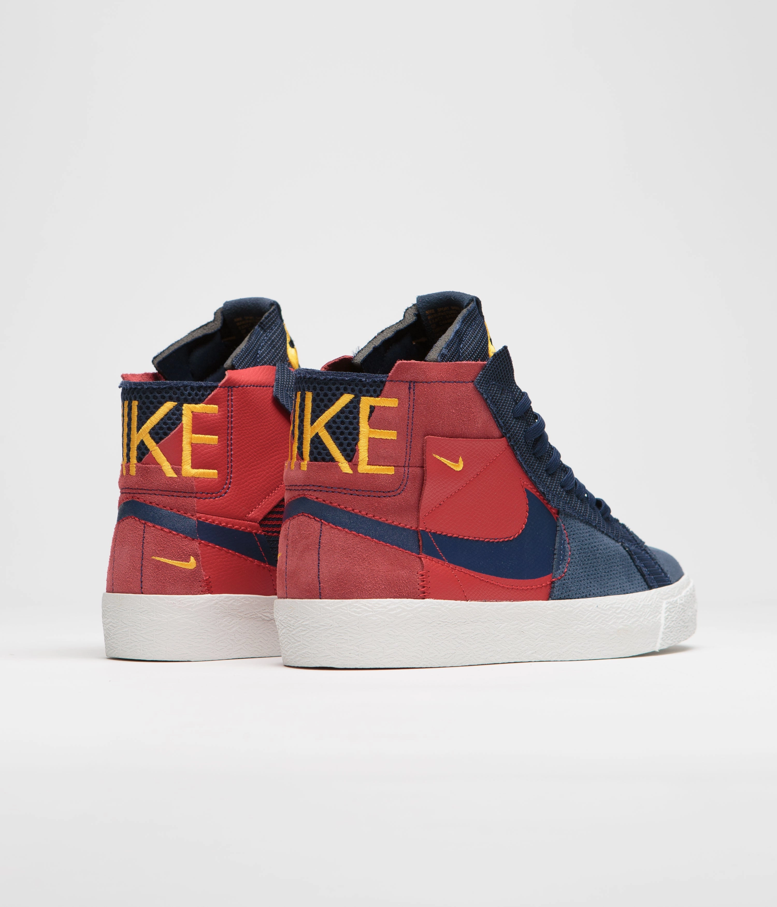 Asics Shoes Brand Ambassador Nike SB Blazer Mid Premium Shoes - University Red / Midnight Navy