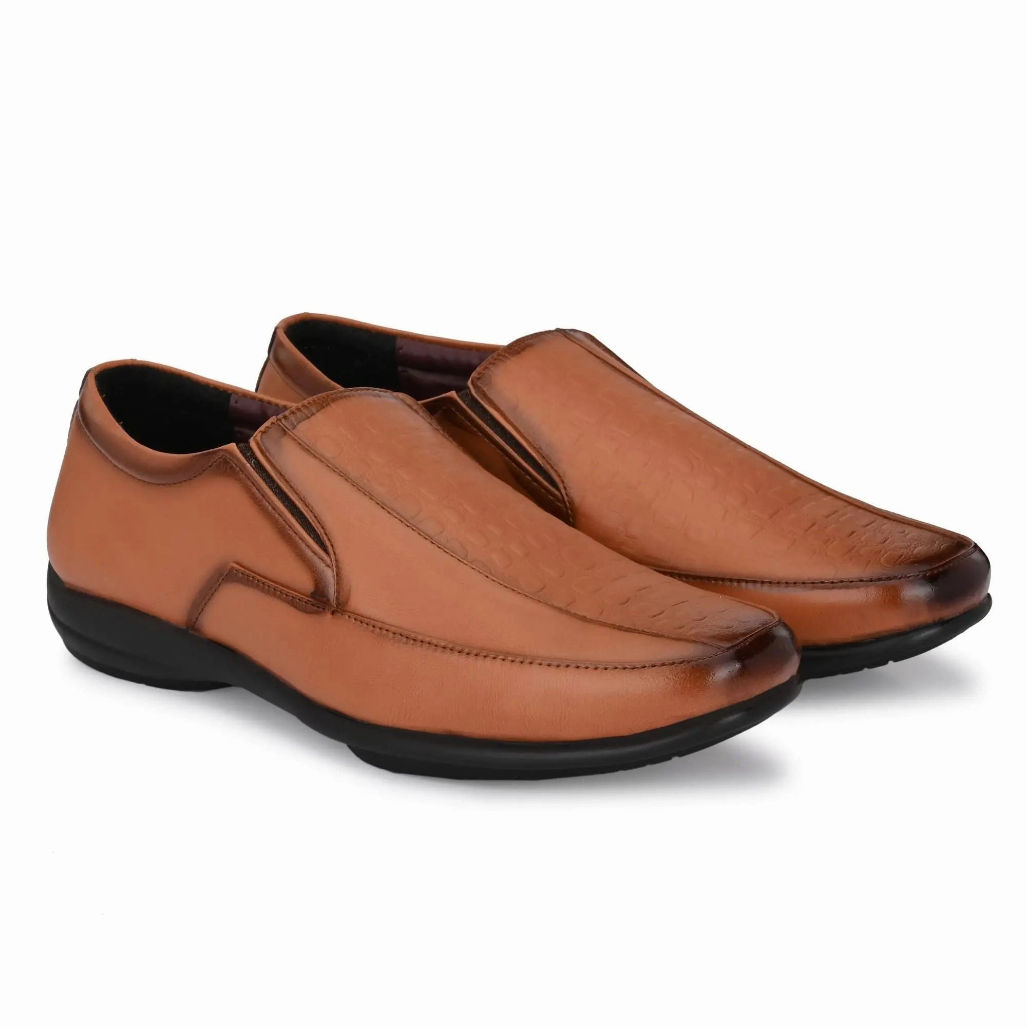 Dan Lug Loafers Loafers Tan Formal Synthetic Slip-on Leather Loafer