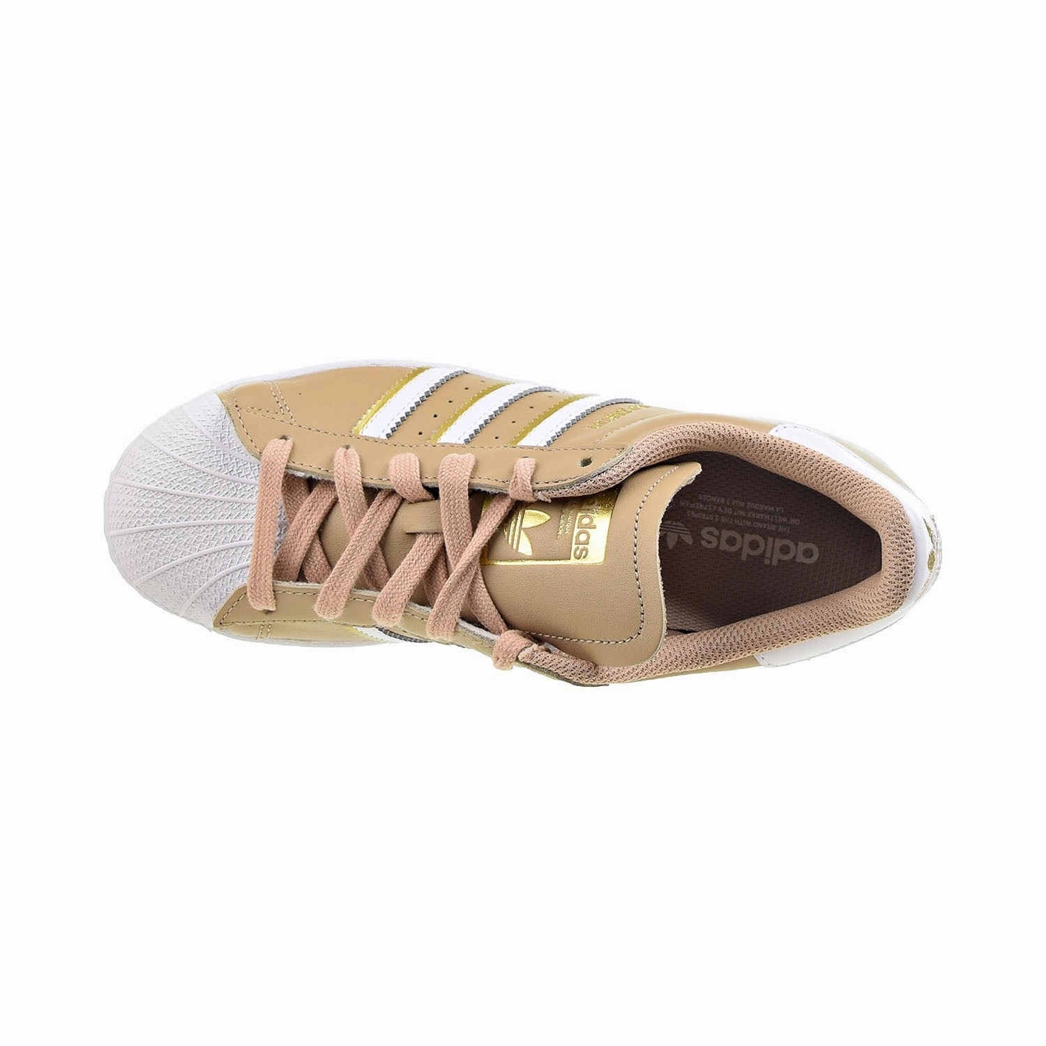 Adidas Superstar Women's Shoes Cloud White-Pale Nude-Gold Metallic Adidas Alphabounce Shoes