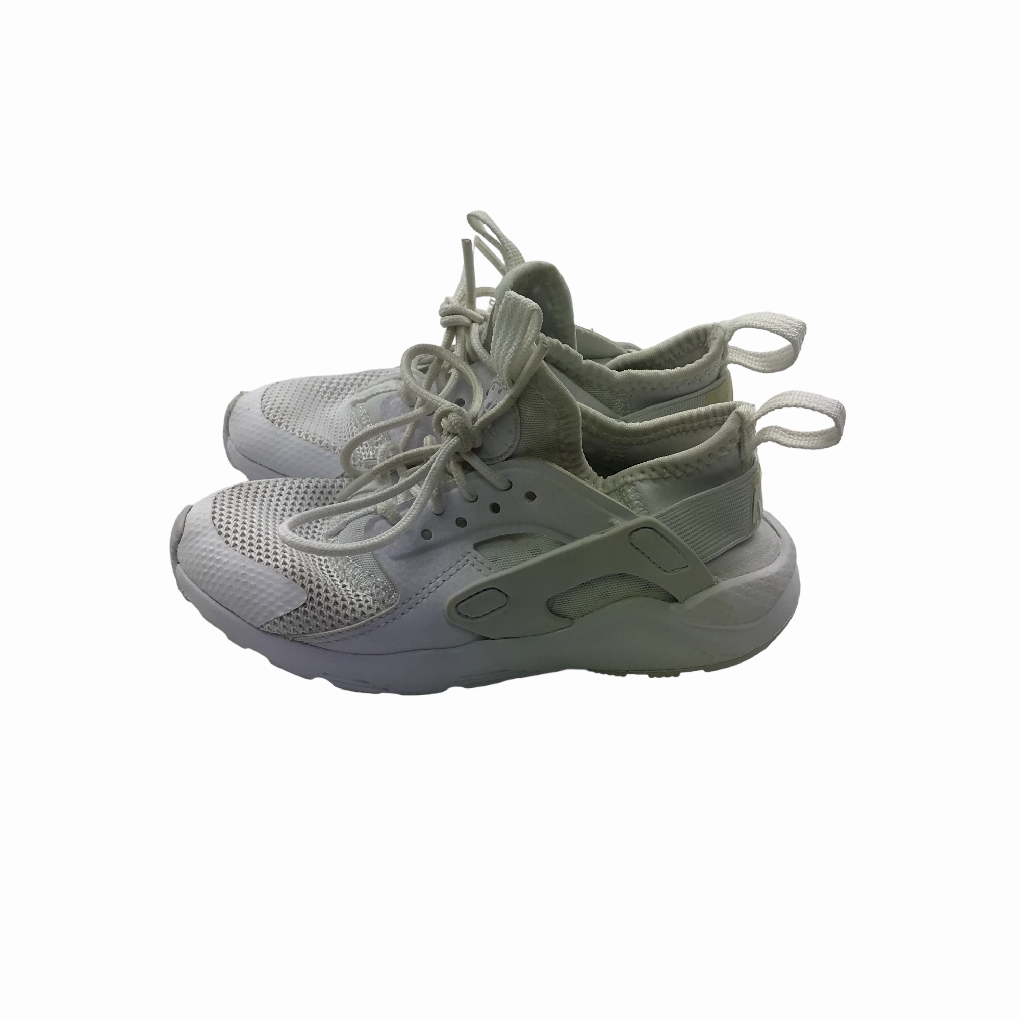 Nike Air Huaranche White Trainers Shoe Size 10.5 junior Asics Shoes With Good Arch Support