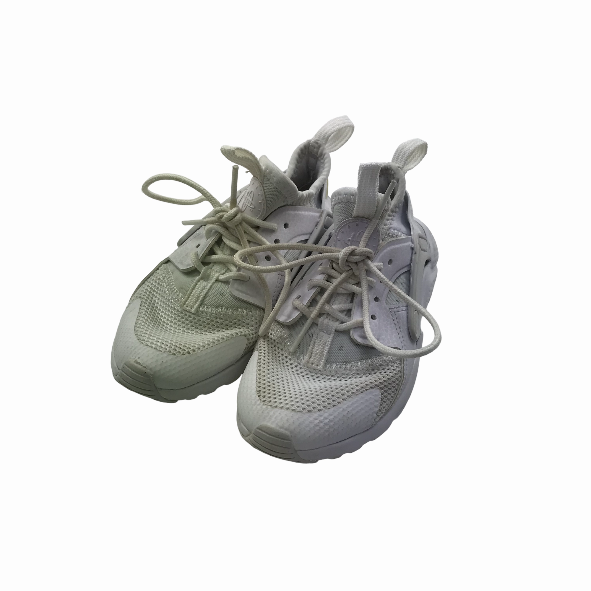 Nike Air Huaranche White Trainers Shoe Size 10.5 junior Asics Wrestling Shoes Wide