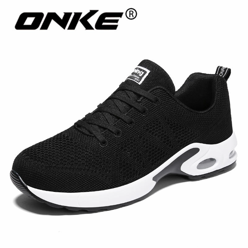 Onke New Style Running Shoes for Men Super Cool Black Sports Man Sneakers Damping Lightweight Trainers Gym Athletic Shoe Good Shoes For Gym And Running