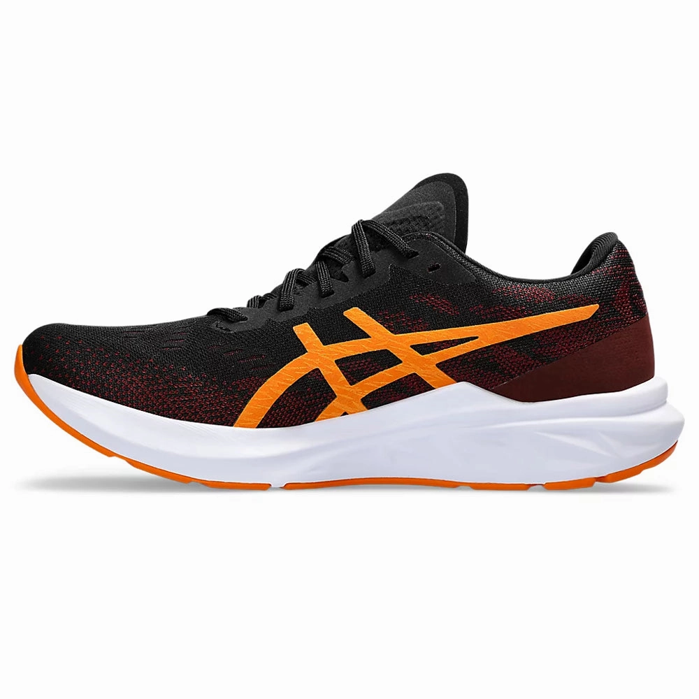 Steve Aoki Asics Shoes ASICS DYNABLAST 3 (M) - BLACK/BRIGHT ORANGE RUNNING SHOES
