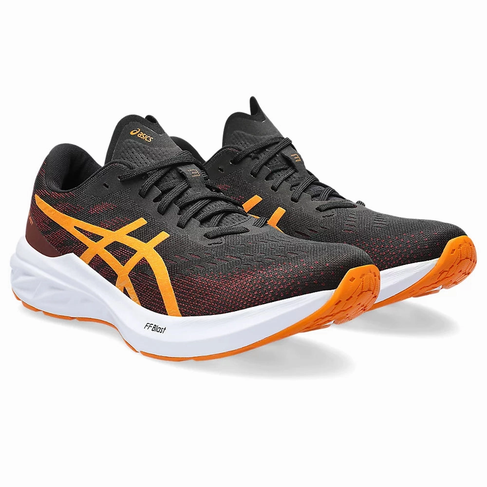 Asic Shoes On Sale ASICS DYNABLAST 3 (M) - BLACK/BRIGHT ORANGE RUNNING SHOES