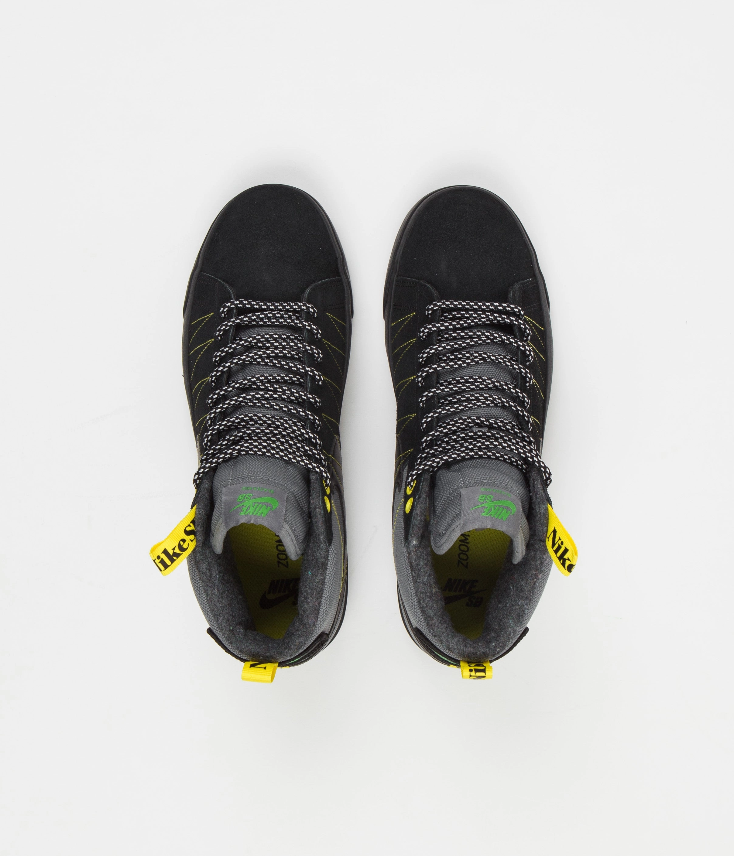 Nike SB Blazer Mid Premium Shoes - Cool Grey / Black - White - Yellow Strike Asics Gel-mai Shoes 1193a098