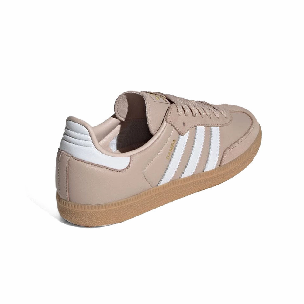 adidas SAMBA OG   OG -WOMEN'S- Wander Tarp/Footwear White/Gold Metallic //IE6523 Adidas Race Walk Shoes