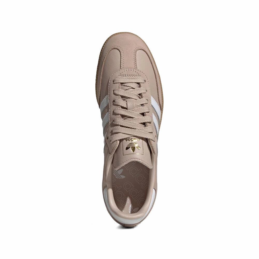Adidas Sports Shoes Cricket adidas SAMBA OG   OG -WOMEN'S- Wander Tarp/Footwear White/Gold Metallic //IE6523