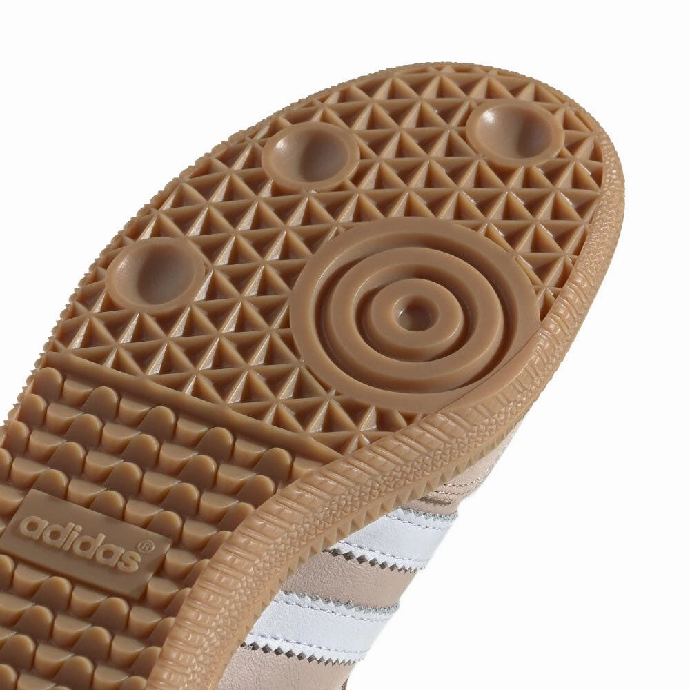 Ladies Adidas Shoes adidas SAMBA OG   OG -WOMEN'S- Wander Tarp/Footwear White/Gold Metallic //IE6523