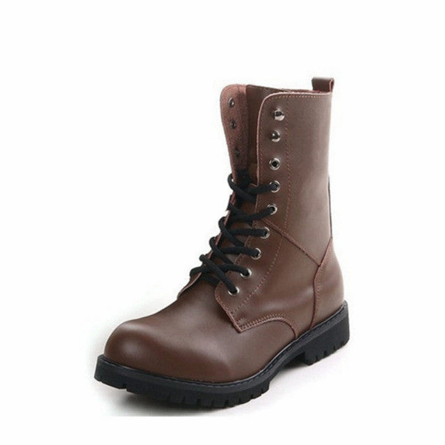 Genuine Leather - Martin Ankle Boots | Size 38-49 Marathon Shoes
