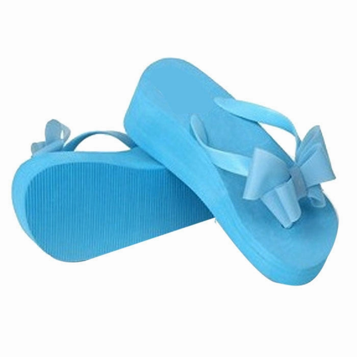Target Flip Flops Women Bowknot Sal Platform Wedges Flip Flops Home Slippers Shoes