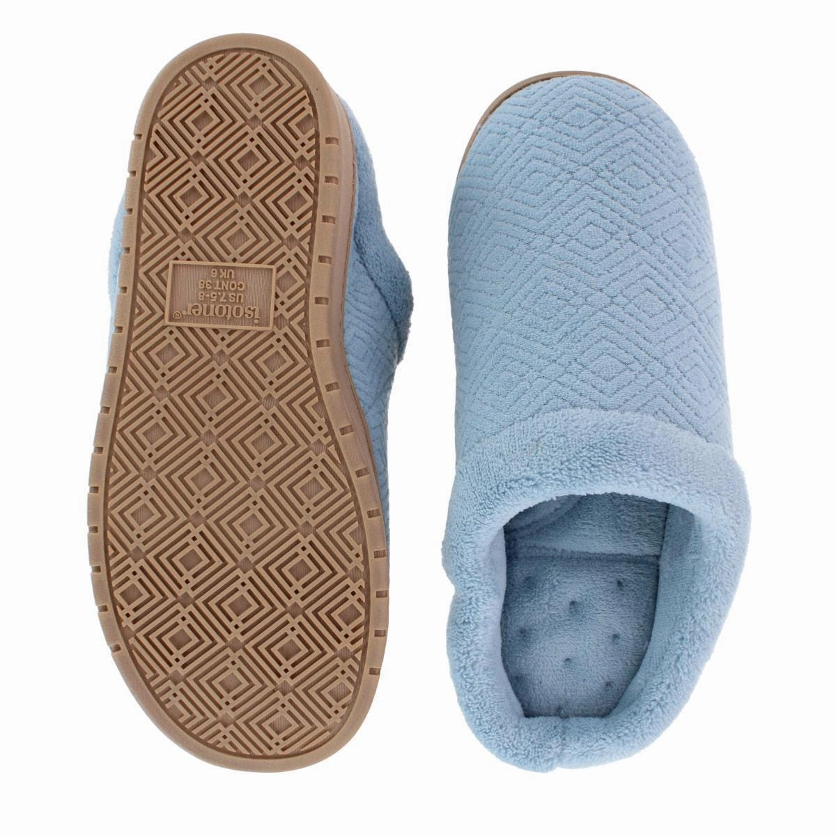 Isotoner Women's Sculpted Microterry Hoodback Clog Slippers Cat Slides