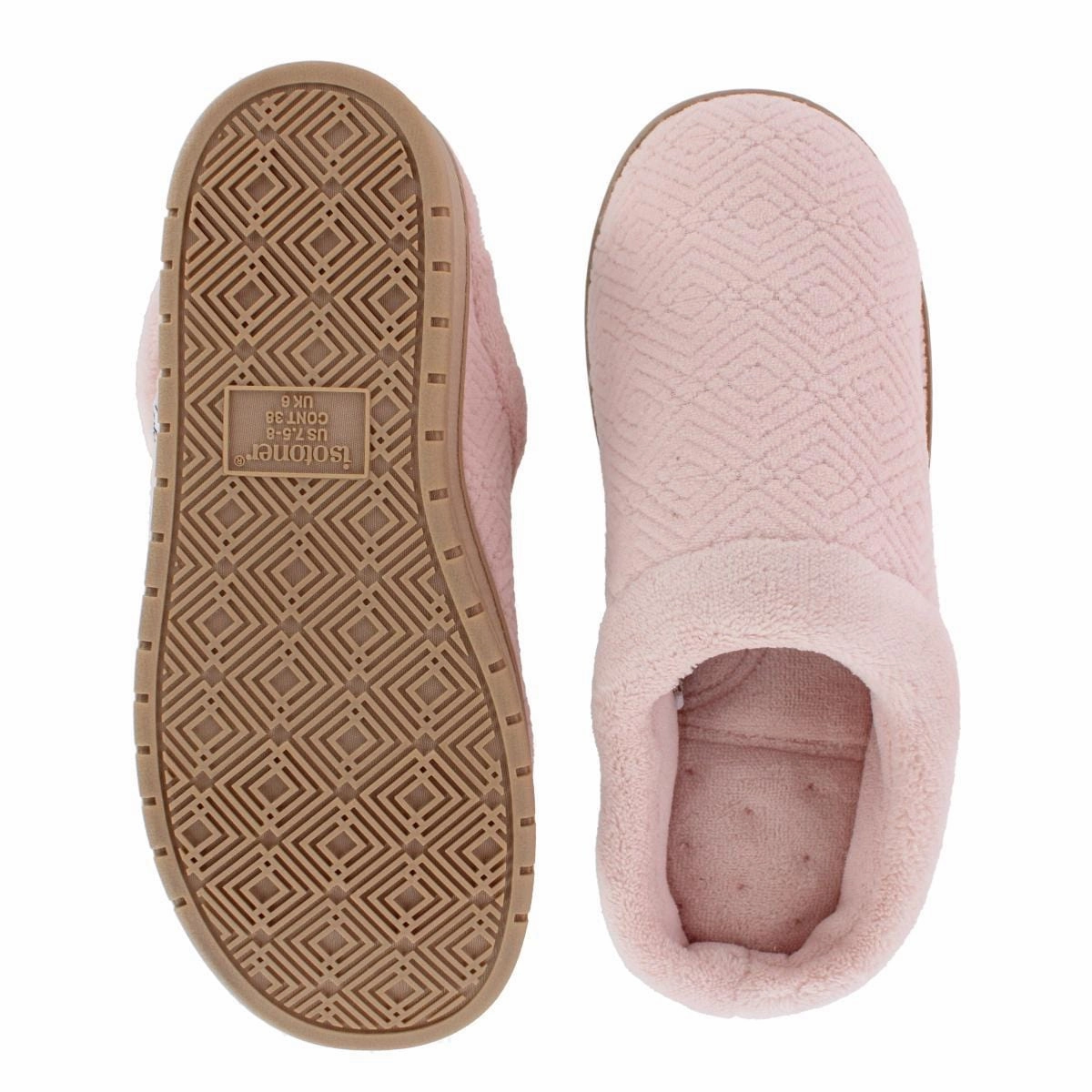 Isotoner Women's Sculpted Microterry Hoodback Clog Slippers Paca Slippers