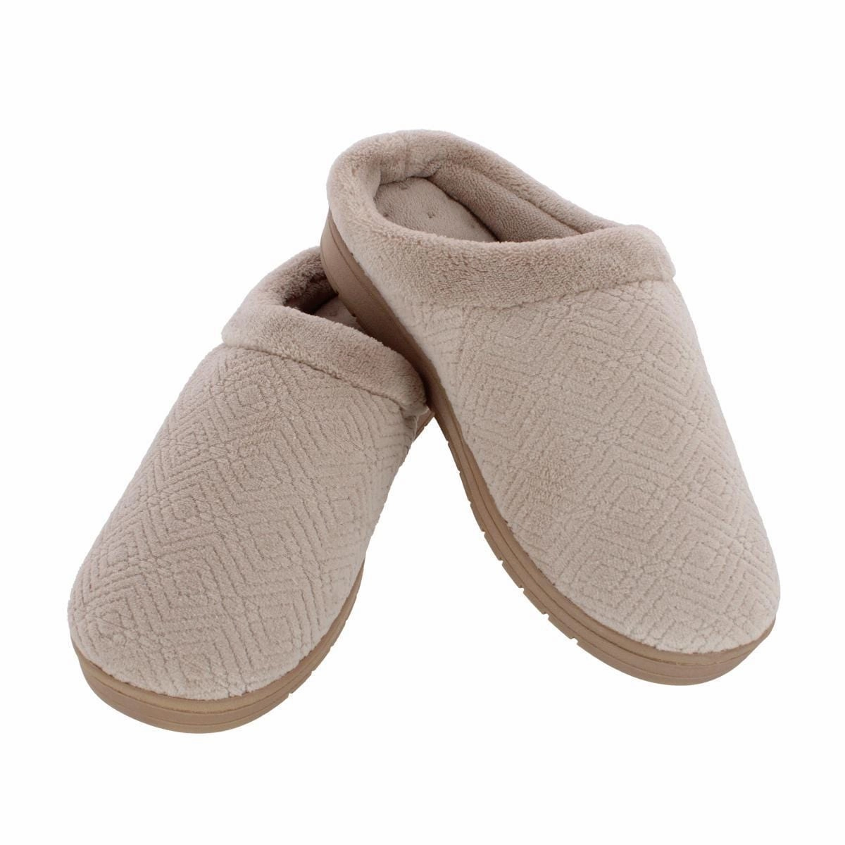 Isotoner Women's Sculpted Microterry Hoodback Clog Slippers Born Slippers