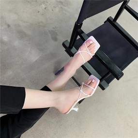 binfenxie 2024 New Summer Gold Slipper Low Heel Slides Female Peep Toe Square Heel Sandal Vacation Women Flip Flops Mujer Shoes Size 14 Flip Flops