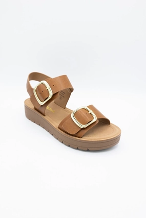 La Toc Spa Soda Jackie Platform Sandals for Women in Tan | JACKIE-S TAN