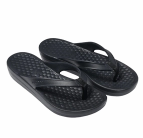 Fabric Strap Flip Flops Joybees Women's Varsity Flip Sandal - Coal