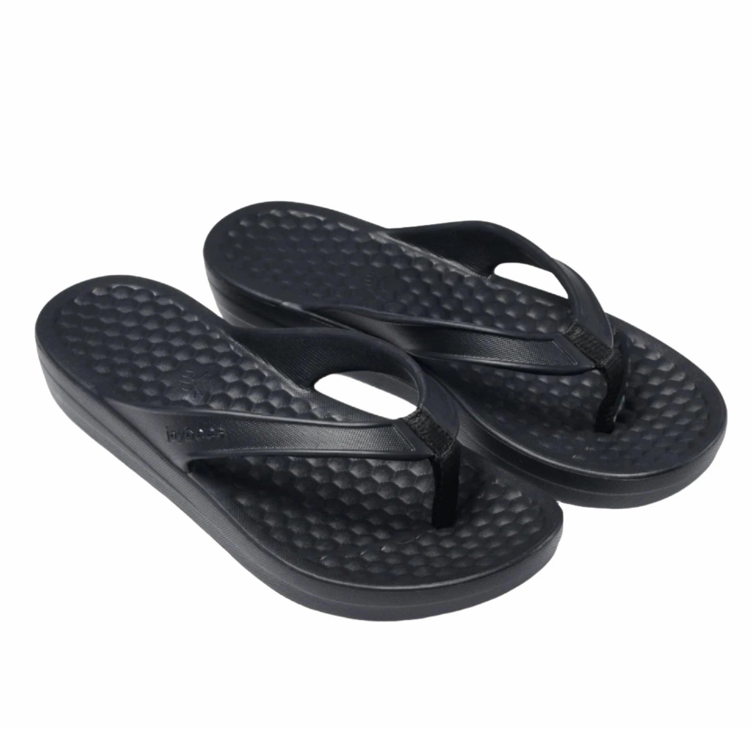 Tiddies Flip Flops Joybees Women's Varsity Flip Sandal - Coal