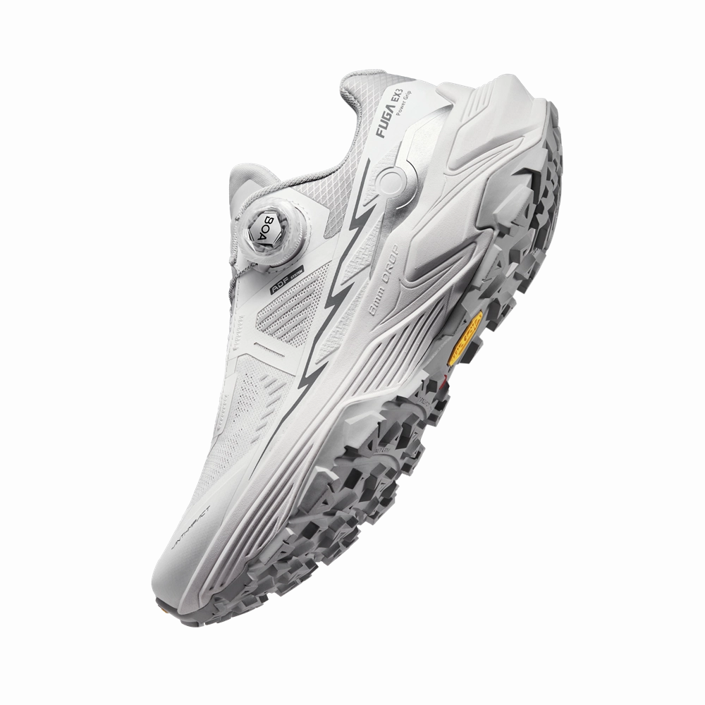 Kailas FUGA EX 3 BOA Low-cut Trail Running Shoes Women's White Cloud Running Shoes For Oversupination