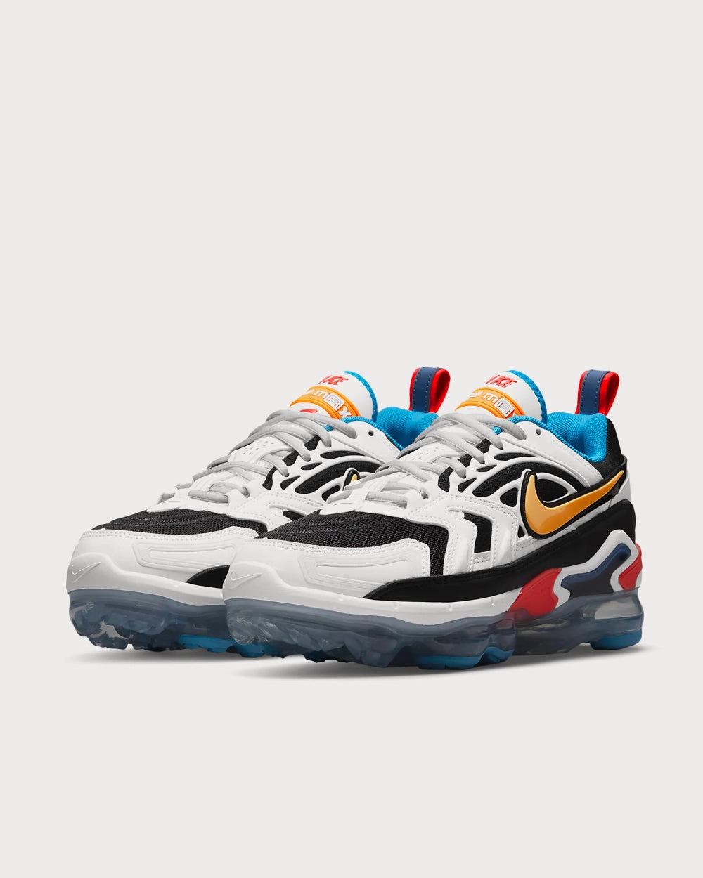 Shop Asics Wrestling Shoes Air VaporMax EVO Black / White / Laser Blue / Bright Citrus Low Top Sneakers