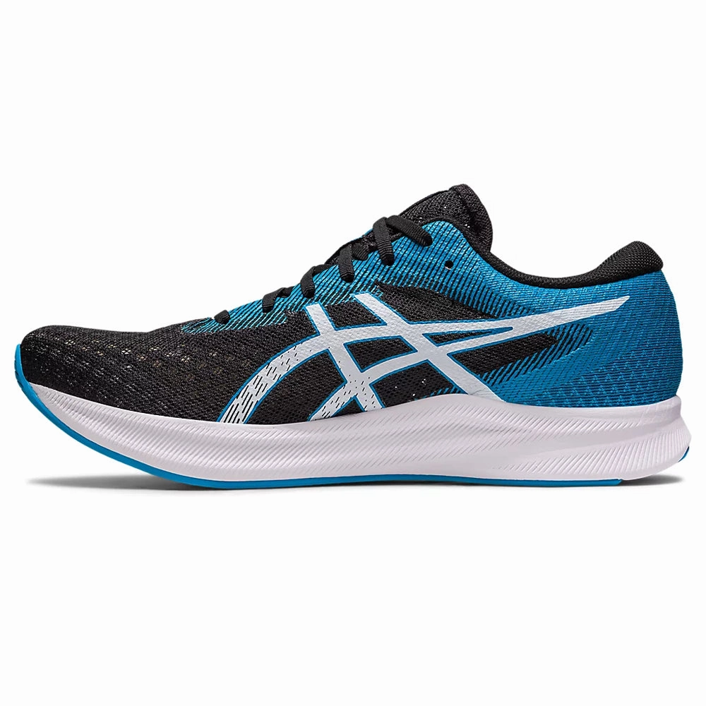 ASICS HYPER SPEED 2 (M) - (BLACK/ISLAND BLUE) - RUNNING SHOES Best Asics Running Shoes High Arches