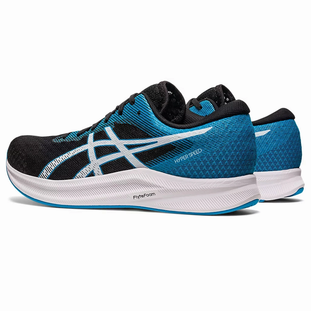ASICS HYPER SPEED 2 (M) - (BLACK/ISLAND BLUE) - RUNNING SHOES Asics Gel Nimbus 16 Running Shoe