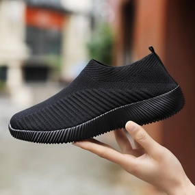 Casual Shoes Australia Knitting Sock Vulcanize Air Mesh Flat Sneakers For Women