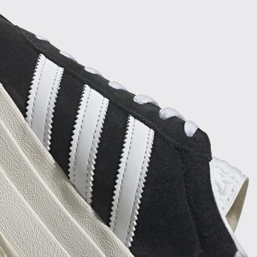 Adidas Graffiti Shoes Adidas "Gazelle Bold" Women's Sneakers - Black / Cloud White / Core White