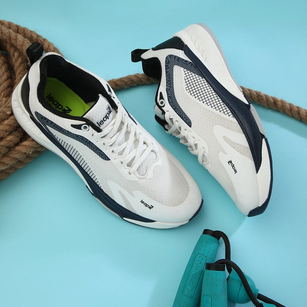 Rabbit Running Shoes Leap7x Sports White Running Shoes For Mens EVELSTER-E By Liberty