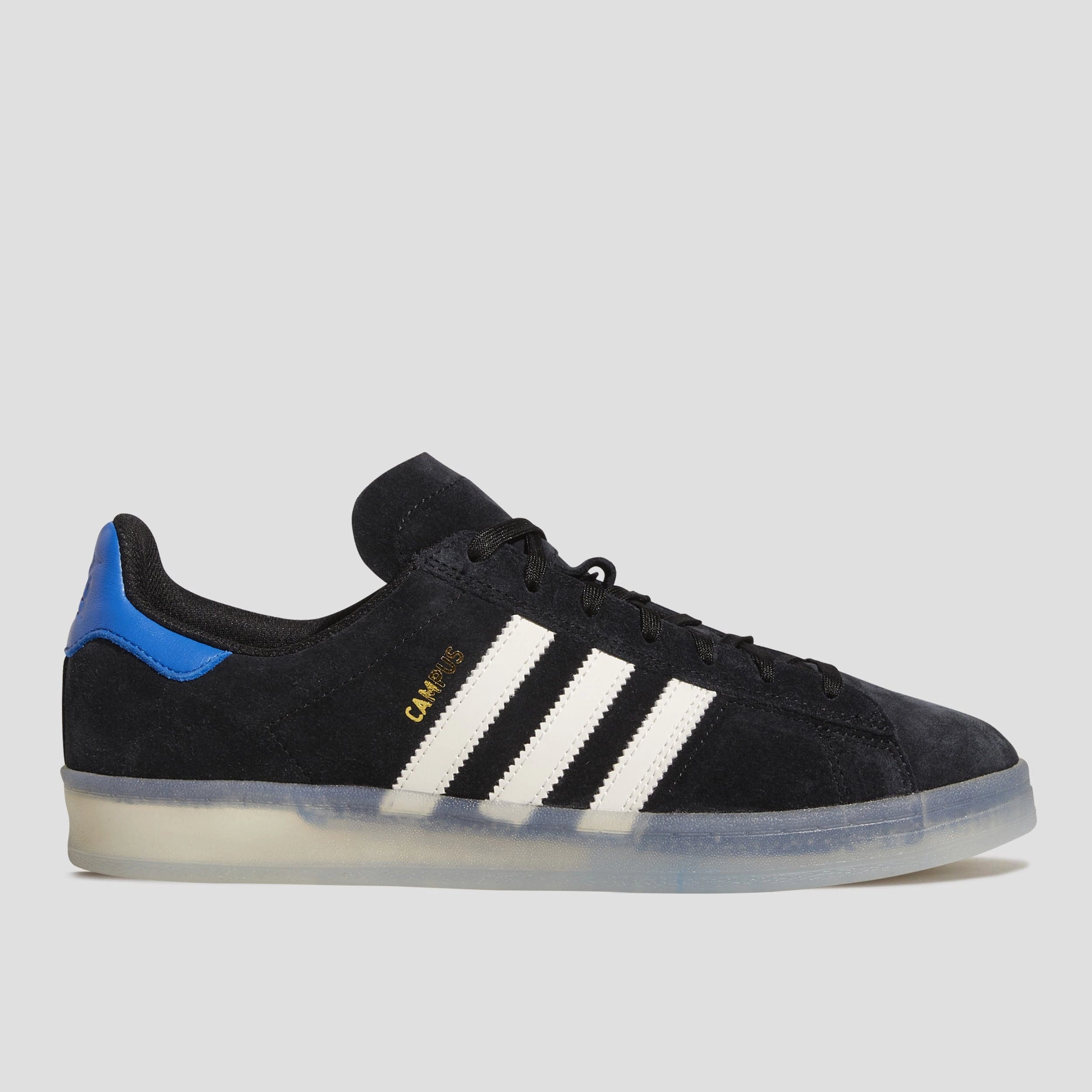 Lightweight Adidas Basketball Shoes adidas Campus ADV X Maxallure Skate Shoes Core Black / Cloud White / Blue Bird