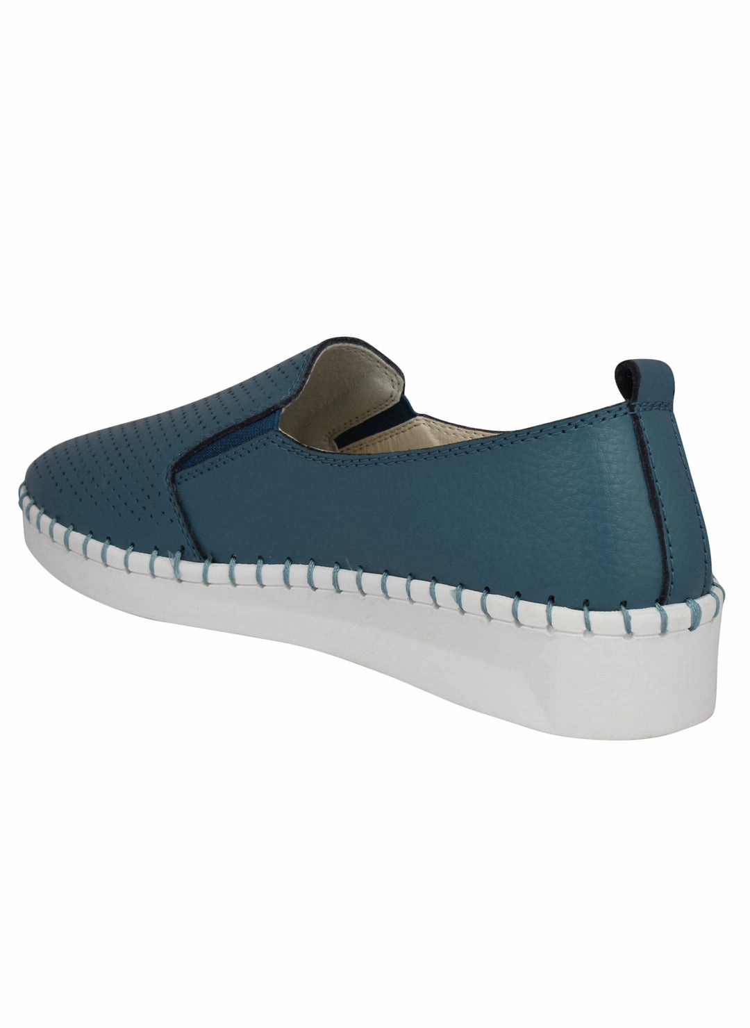 Best Casual Running Shoe Pelle Albero Blue Women's Slip on Casual Shoe