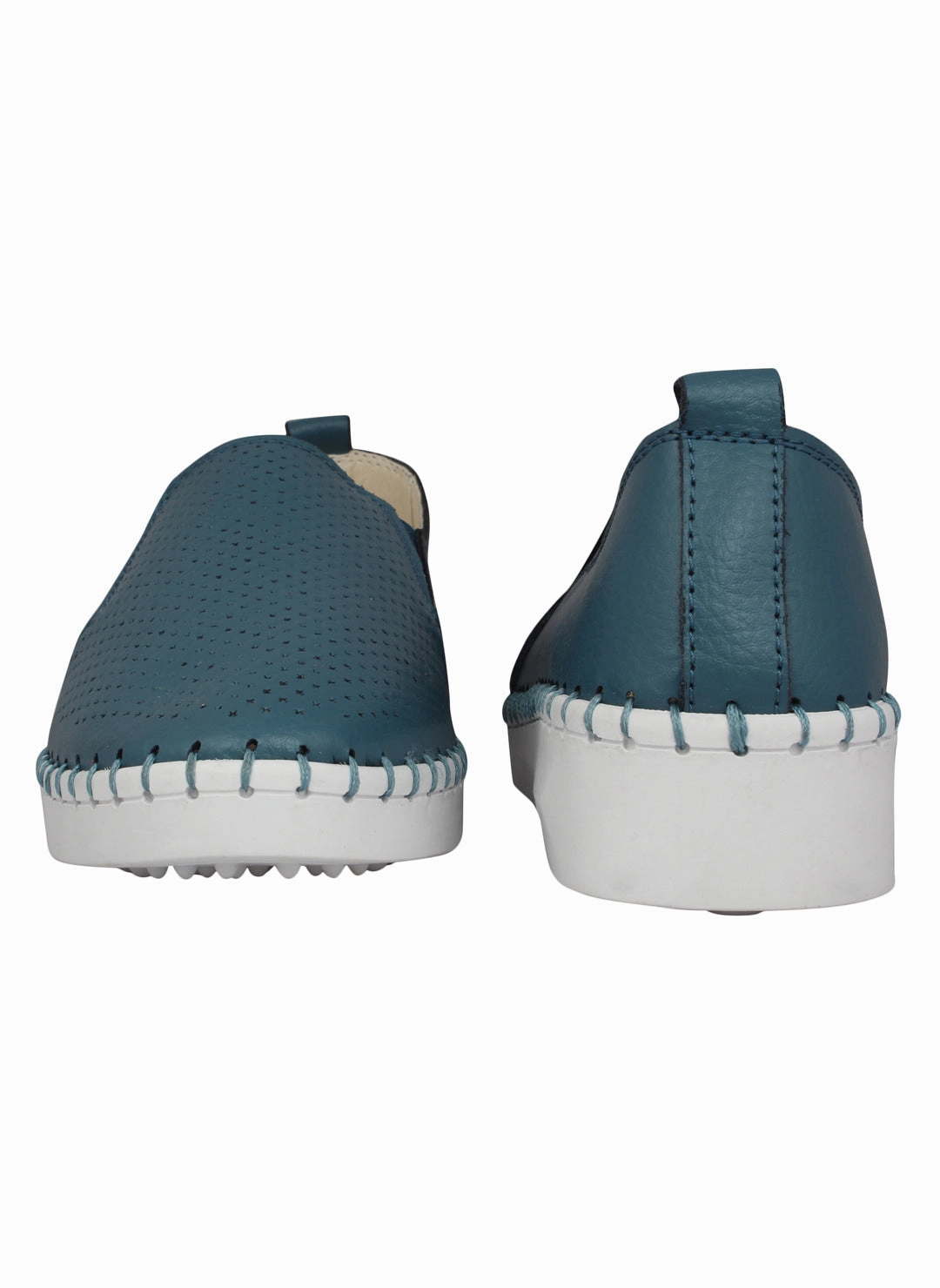 Casual Mtb Shoes Pelle Albero Blue Women's Slip on Casual Shoe