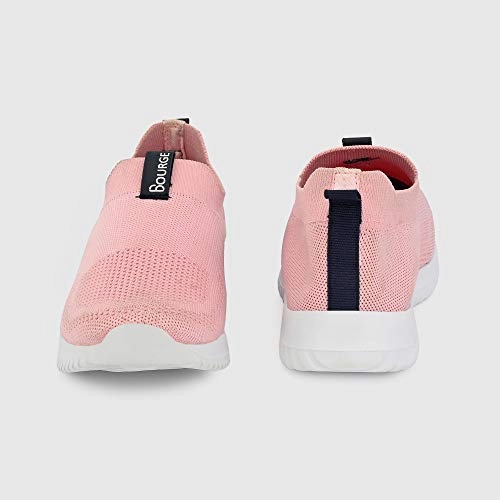 Bourge Women Micam-Z51 L.Pink Running Shoes-7 UK (39 EU) (8 US) (Micam-102-07) Running Shoes To Support Ankles