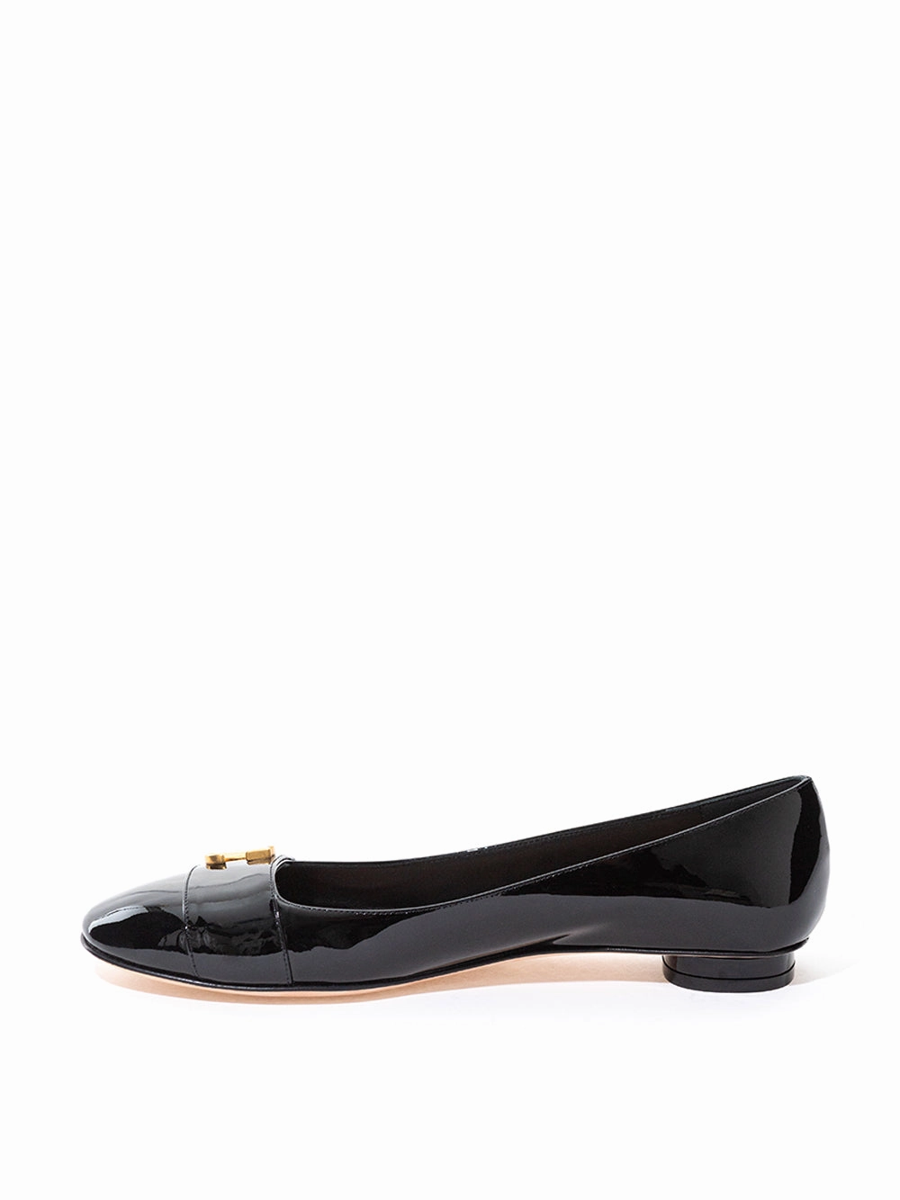 Good Shoes For Standing All Day With Flat Feet Ballerina Black Patent Leather 'C'est Dior' Shoes